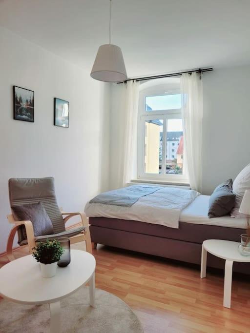 Gemuetliches Helles Appartement Dresda Exterior foto